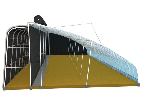 États-Unis Serres à pellicule plastique multifonctionnelles agricoles avec système hydroponique