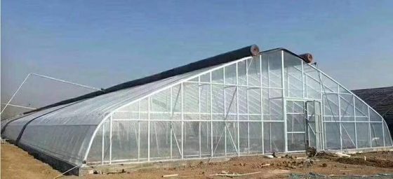 Aquaculture Structure en acier Serre solaire avec voile volet roulant et matériaux