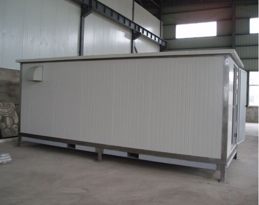 Serre de conteneur à vapeur à feuilles vertes à plafond en forme de plafond