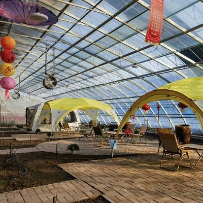 Élevage de semences d'irrigation Lumière solaire Serre US 20/m2 avec personnalisation