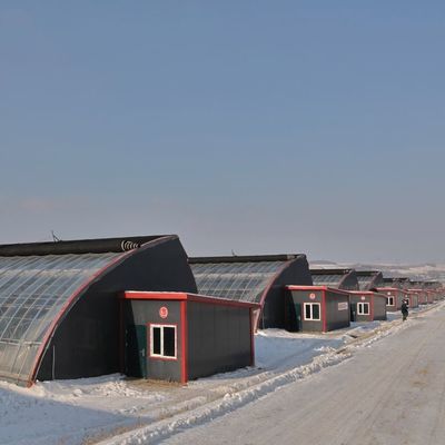 2000.000kg de poids brut de l'emballage Système de serre pour la culture de légumes à la lumière du soleil