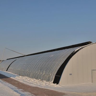 Mètre carré Cultivation commerciale de concombres Solution de serre à lumière solaire avec production