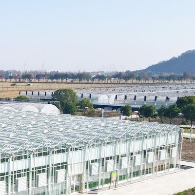 Serre en verre multifonctionnelle pour des solutions aquaponiques de culture végétale personnalisées