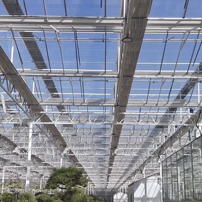 Système d'écran d'ombrage multi-étendue Serre en verre