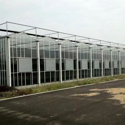 Serre en verre hydroponique à écran d'ombrage multiple pour les fleurs US JX-A00249